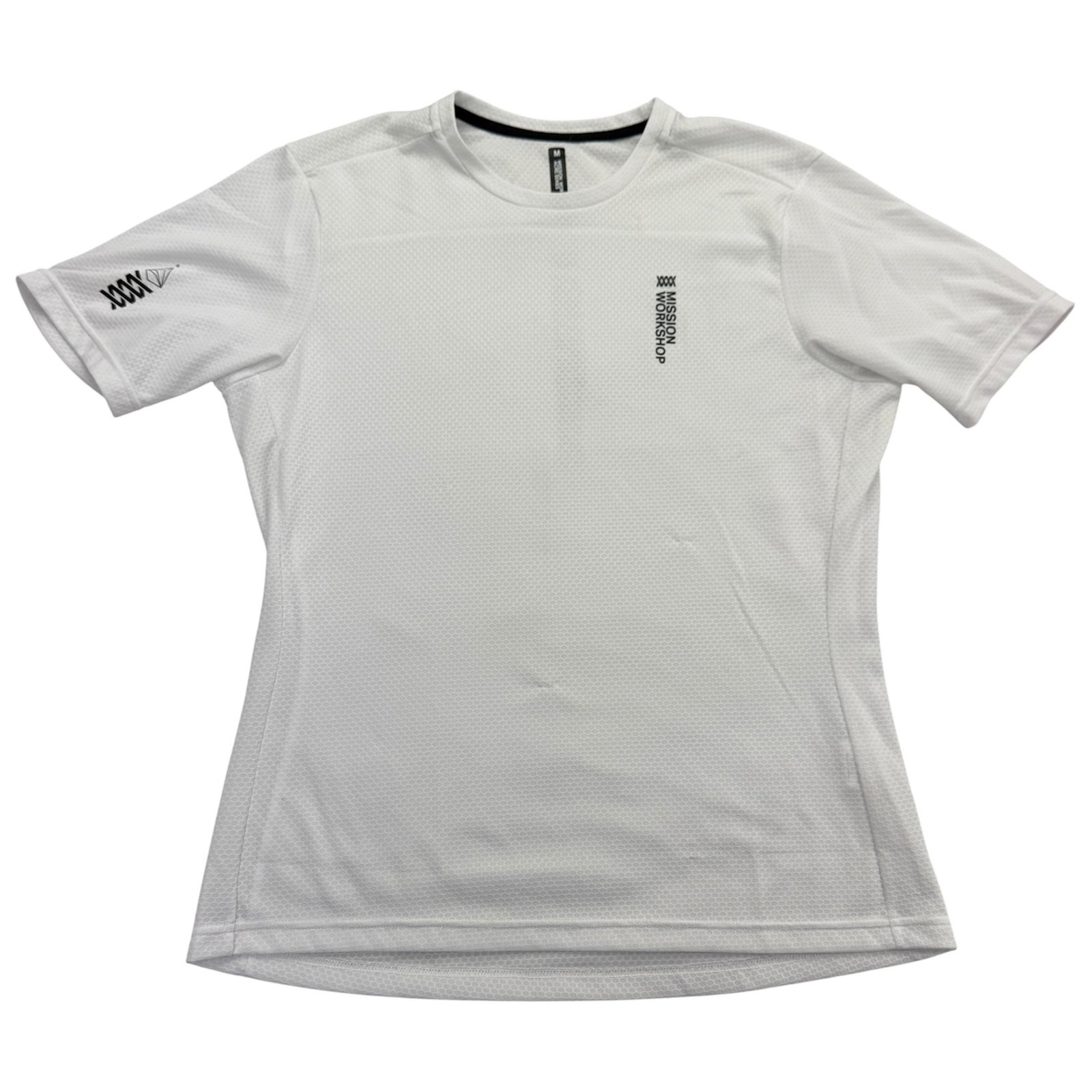 Mission Workshop Acre Shirt Mens M White Compression Quick Dry Athletic Italy